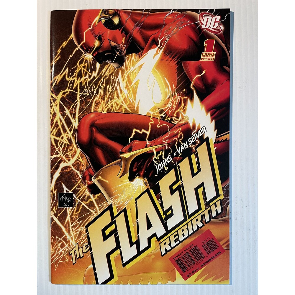Flash Rebirth (2009) DC Comics • Johns, Van Sciver, Justice League, First Issue